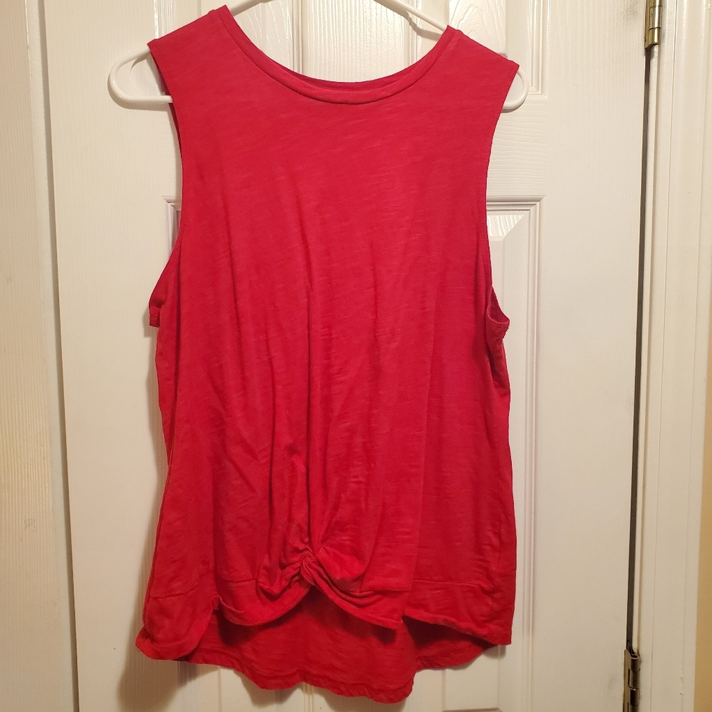 a new day - Red tank - L